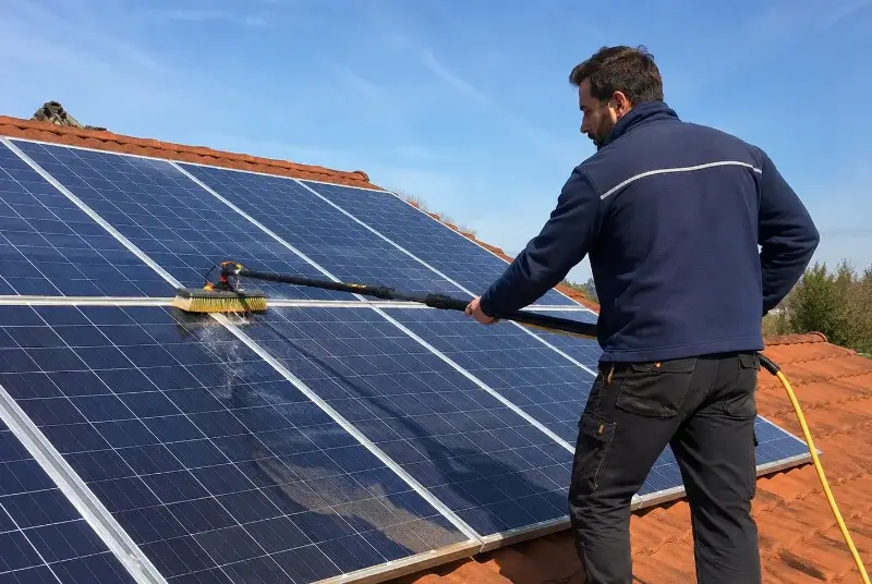 Nettoyage et entretien de panneaux solaires à Sixt-sur-Aff
